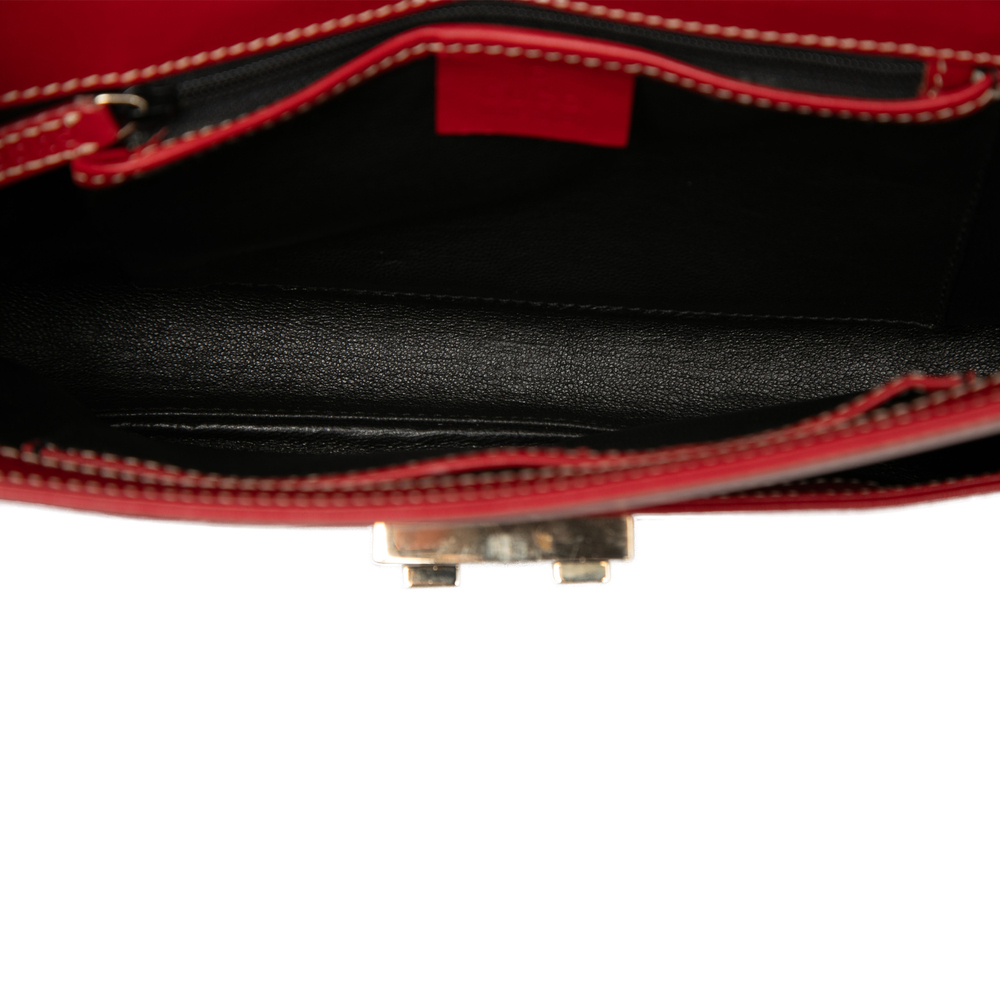 Pre-Loved Gucci Calfskin Lady Lock Shoulder Bag - Picture 4 of 7